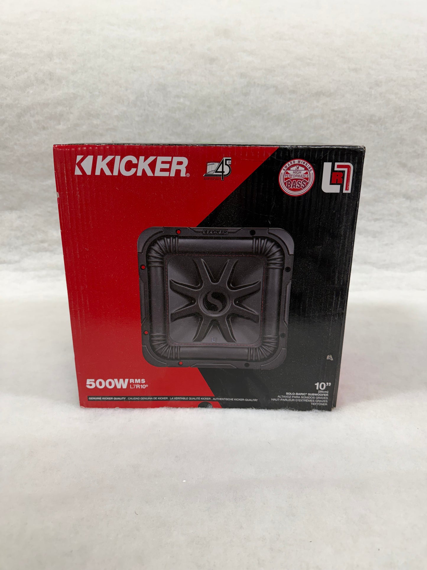 1 Ohm Kicker 10" L7R10 Slingshot Enclosure
