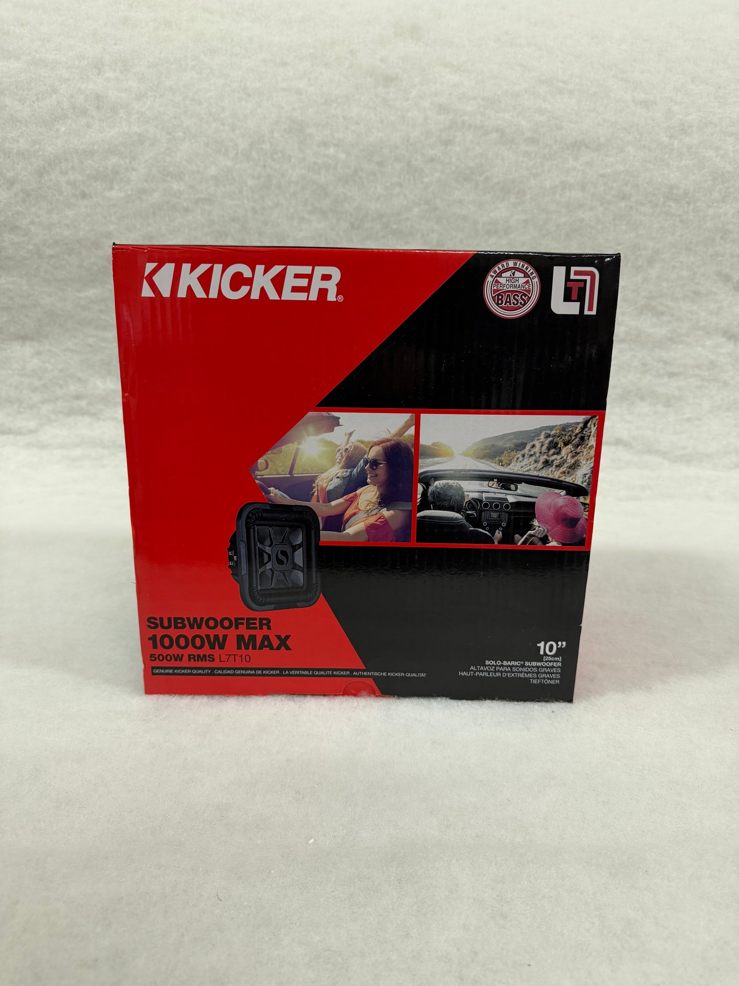 1 Ohm Kicker L7T10 Slingshot Enclosure